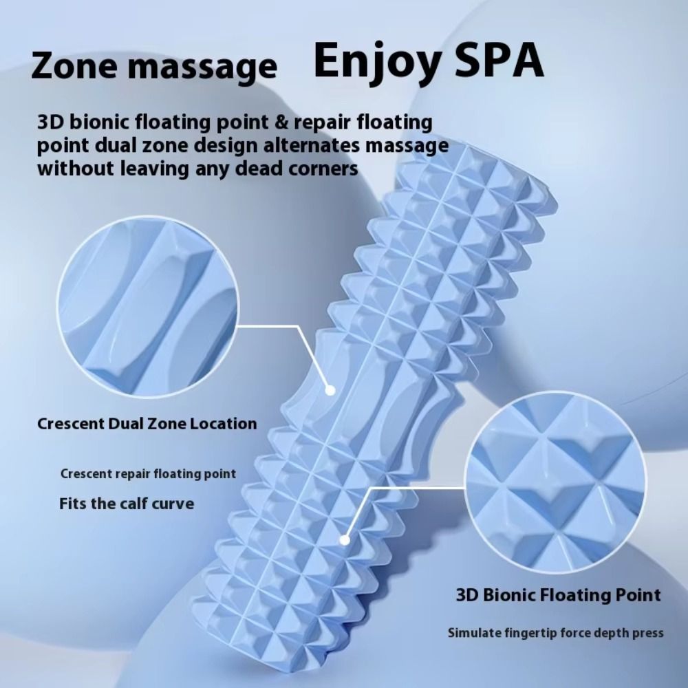 Yoga Fitness Massage - EVAフォームフィットネスバックロール高密度ジムツールヨガフォームローラーセルフマッサージツールプロフェッショナルフィットネスヨガコラム