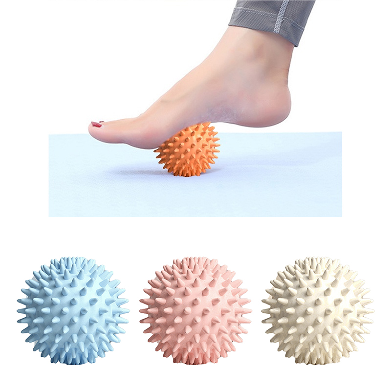 Yoga Fitness Massage - ハリネズミマッサージボールヨガ筋膜ボールスポーツフィットネス筋肉リラクゼーションマッサージスティック肩首脚ソール経絡ボール