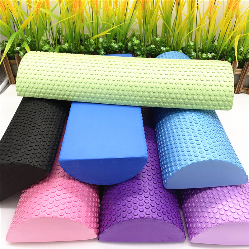 Yoga Fitness Massage - 30/45 センチメートル半円形 EVA マッサージフォームローラーヨガピラティスフィットネス機器バランスパッドヨガブロックマッサージ浮動小数点