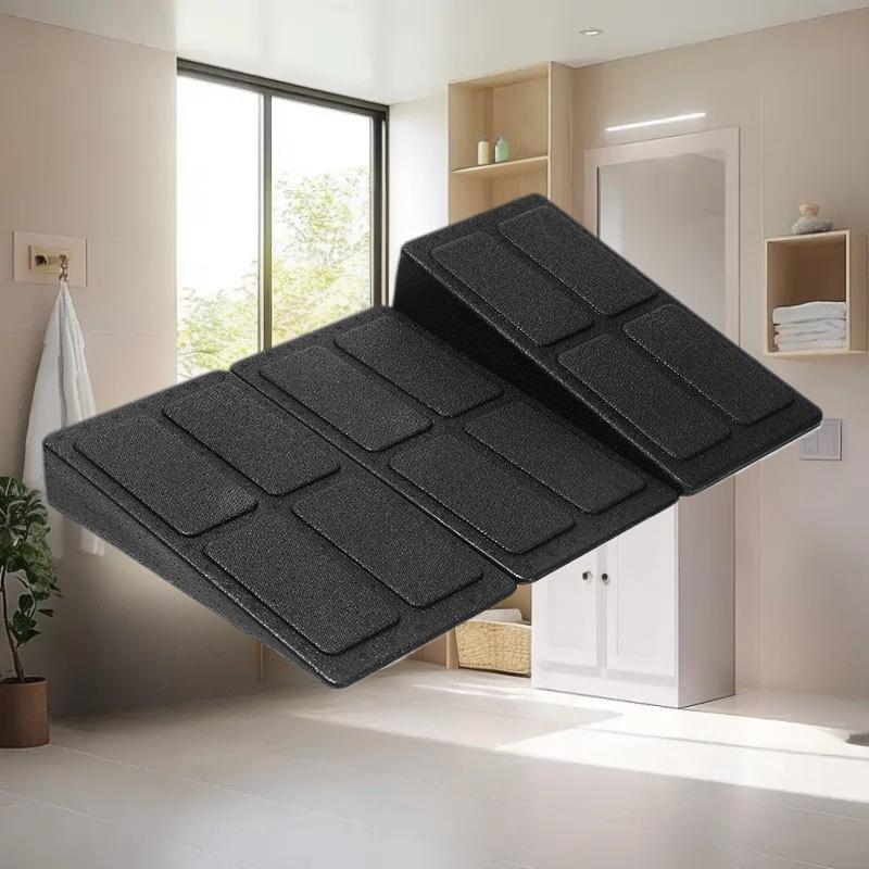 Yoga Fitness Board - 耐久性のある3-in-1フィットネス器具 - レッグストレッチ、スクワットフォームウェッジ、カーフレイズスラントボード、簡単に設置できるヨガウェッジアクセサリー