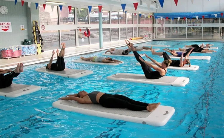 ホットセール！スポーツや水上ヨガ用のインフレータブルヨガマッ - Yoga Fitness Board のレビューと価格