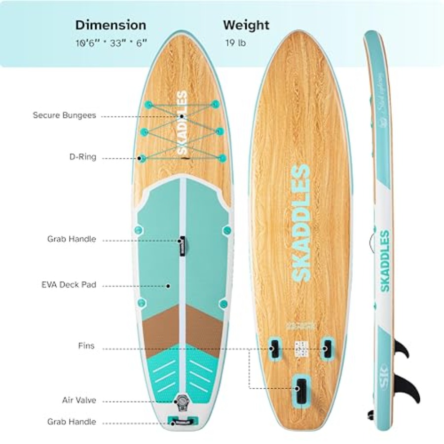 釣り、ヨガ、フィットネス、家族での楽しみに最適なインフレータ - Yoga Fitness Board のレビューと価格