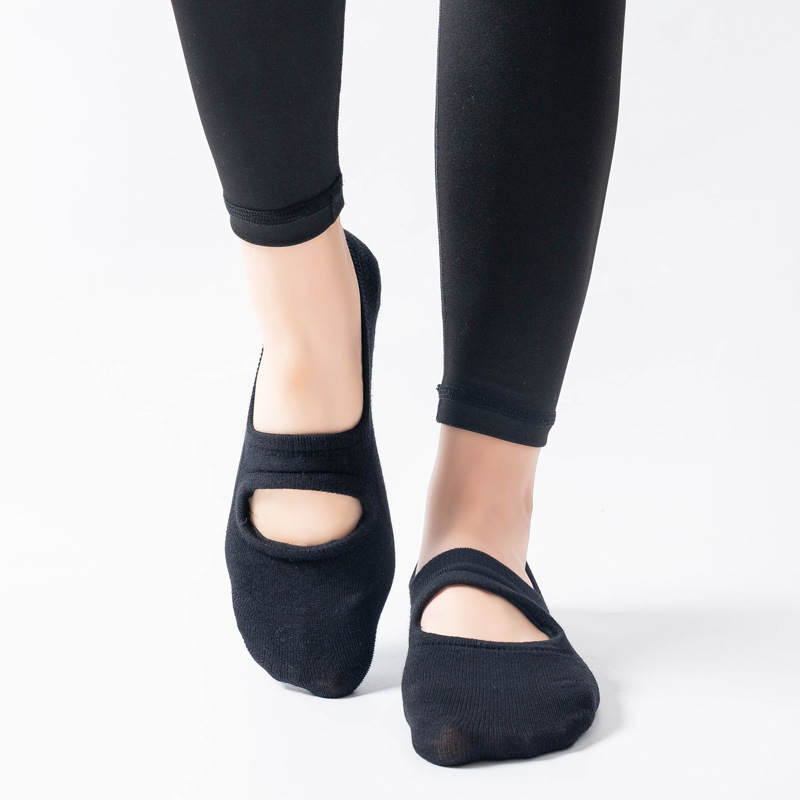 高品質の女性ヨガソックス滑り止め通気性バックレスピラティスソ - Yoga Fitness Gym のレビューと価格