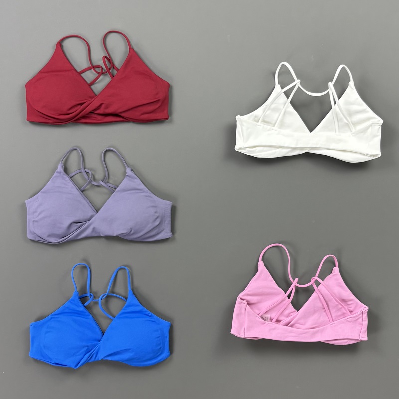 ビジョンウィメンズスポーツブラ Vネックツイストフロント細ス - Yoga Fitness Body のレビューと価格