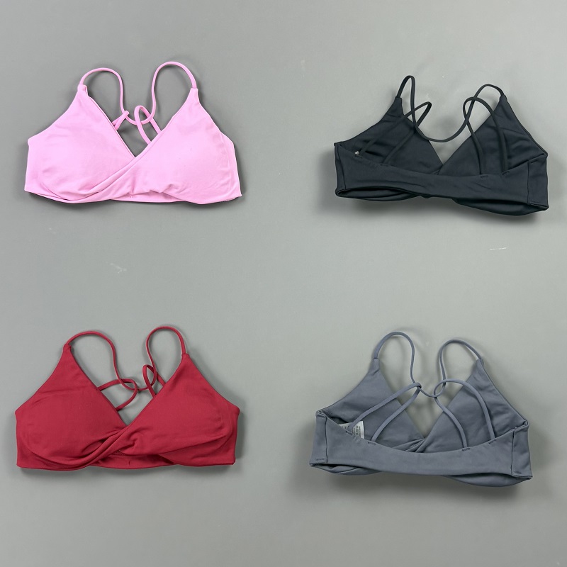 ビジョンウィメンズスポーツブラ Vネックツイストフロント細ス - Yoga Fitness Body のレビューと価格