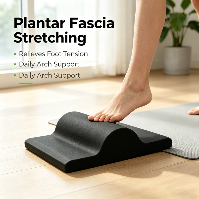 長い曲線状のアーチ型フォームトレーニングボード足首強化トレー - Yoga Fitness Board のレビューと価格