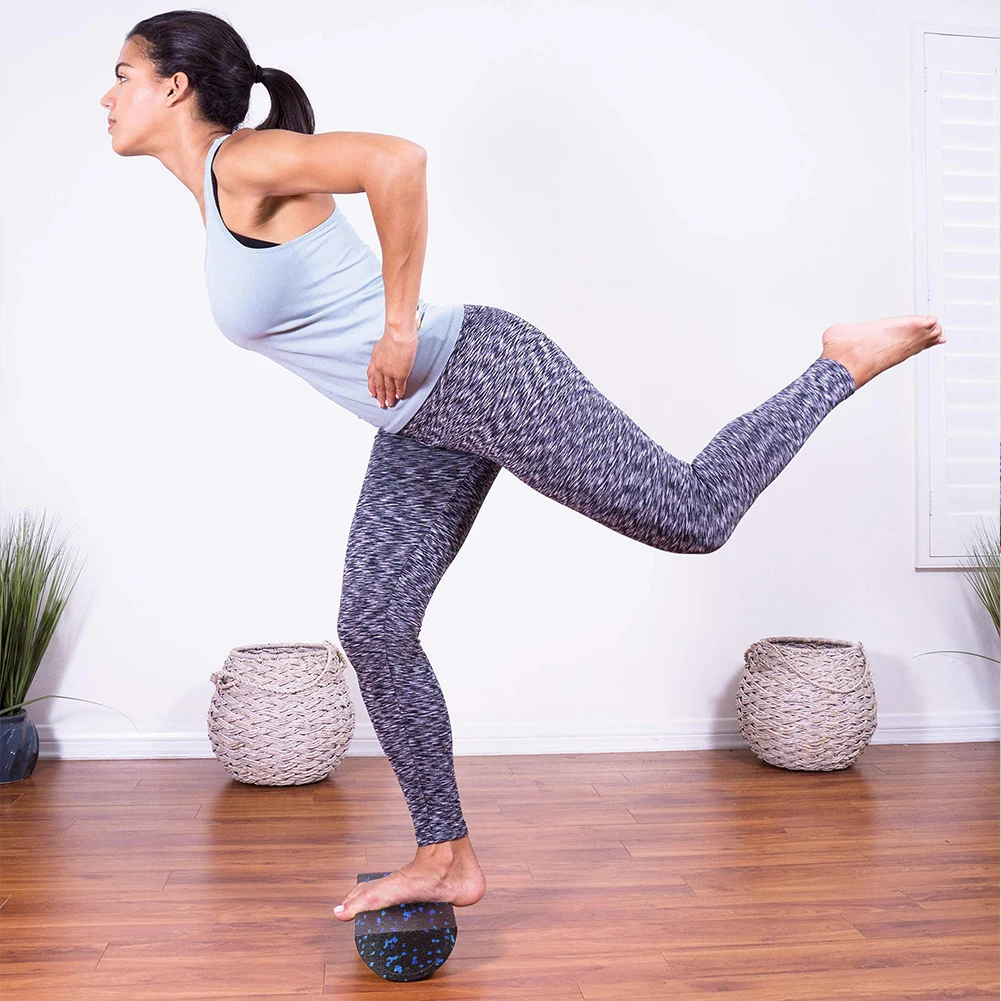半円形ヨガローラー マッサージローラー 高密度ヨガコラム 多 - Yoga Fitness Massage のレビューと価格