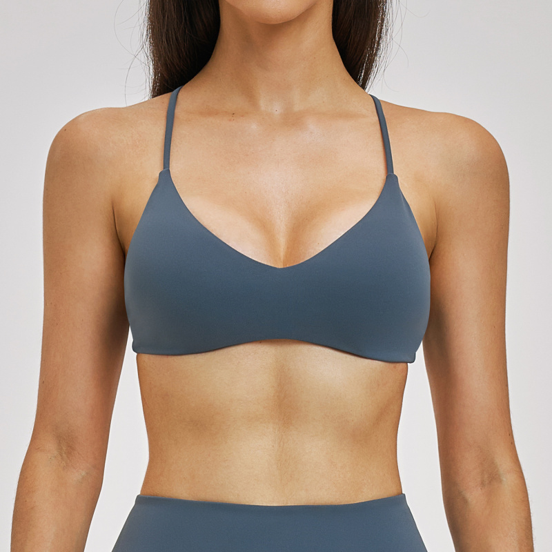 バックレスヨガブラ ジム レディース スポーツ サマー ラン - Yoga Fitness Body のレビューと価格