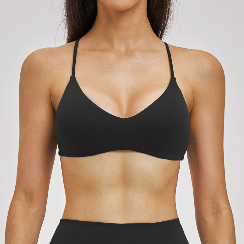 バックレスヨガブラ ジム レディース スポーツ サマー ラン - Yoga Fitness Body のレビューと価格