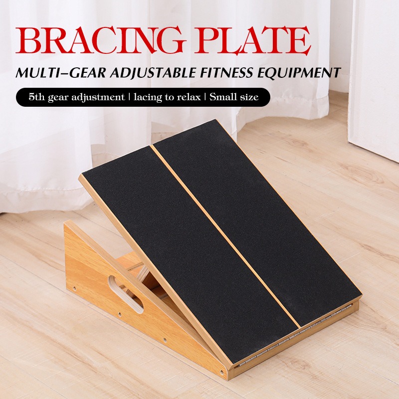 調整可能な木製バランスストレッチボード、筋肉緩和、足首リハビ - Yoga Fitness Board のレビューと価格