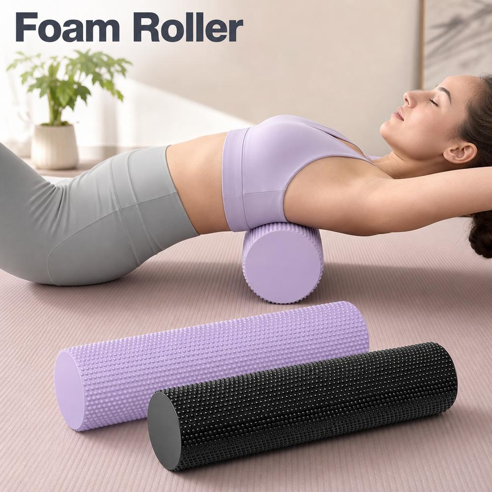 ヨガフォームローラー EVA 高密度ヨガコラムローラー ピラ - Yoga Fitness Body のレビューと価格