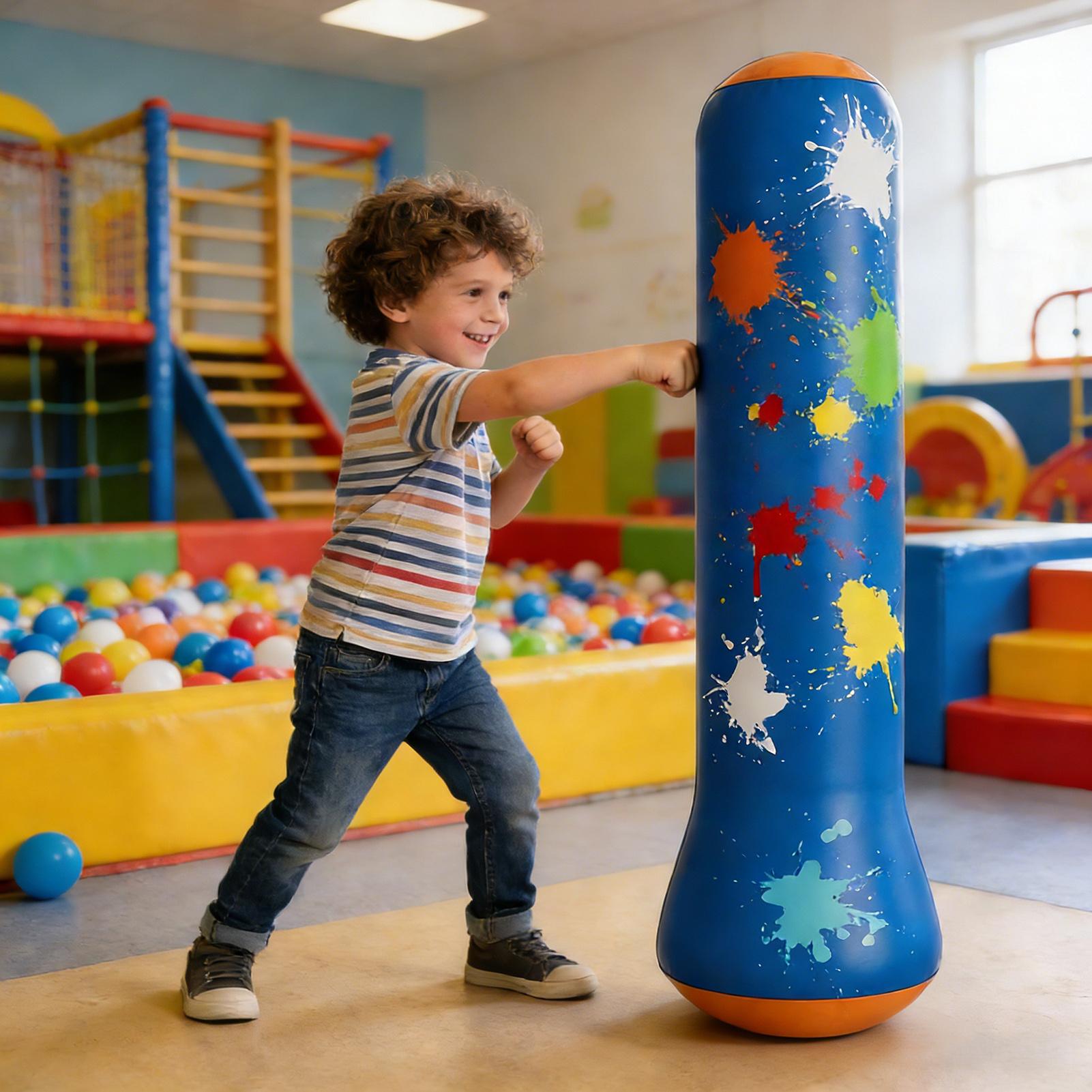 子供用パンチングバッグ インフレータブルトレーニングボクシン - Boxing Punching Bag のレビューと価格