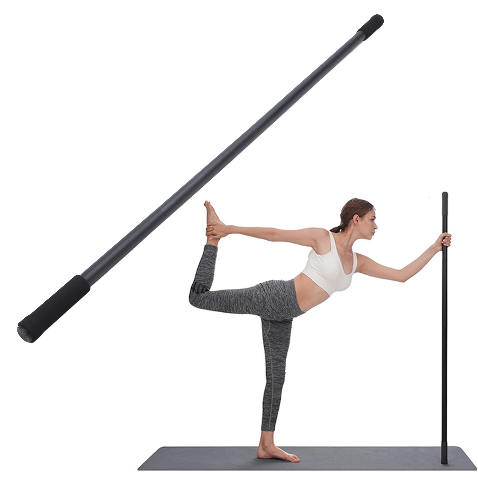 ヨガスティック 調節可能なモビリティスティック エクササイズ - Yoga Fitness Exercises のレビューと価格