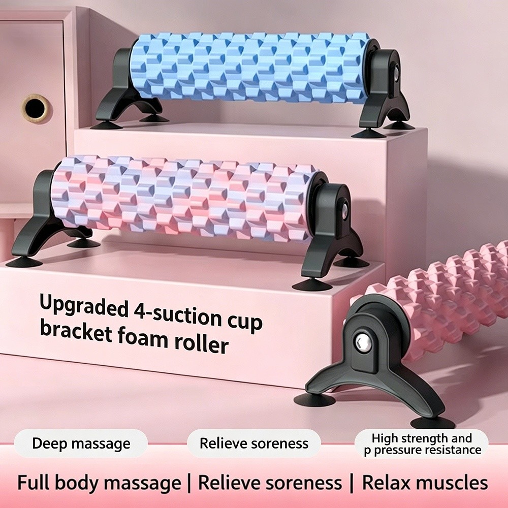 マッサージツール ソリッドフォーム フォームローラー 吸盤付 - Yoga Fitness Massage のレビューと価格