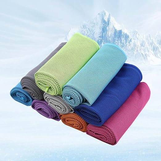 瞬間的な冷感スポーツ冷却タオル、速乾性吸汗タオル、ジム、フィ - Yoga Fitness Gym のレビューと価格